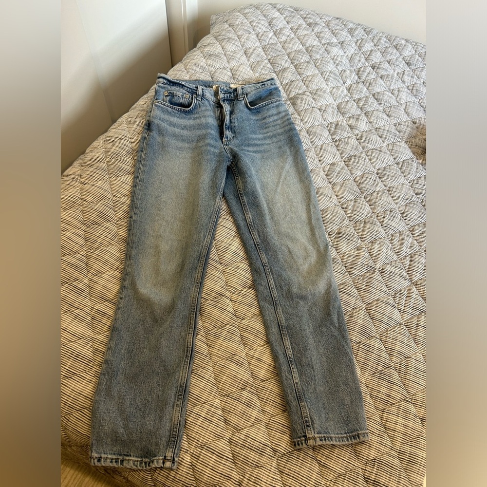 Rag and Bone Wren high rise Straight Leg Jeans